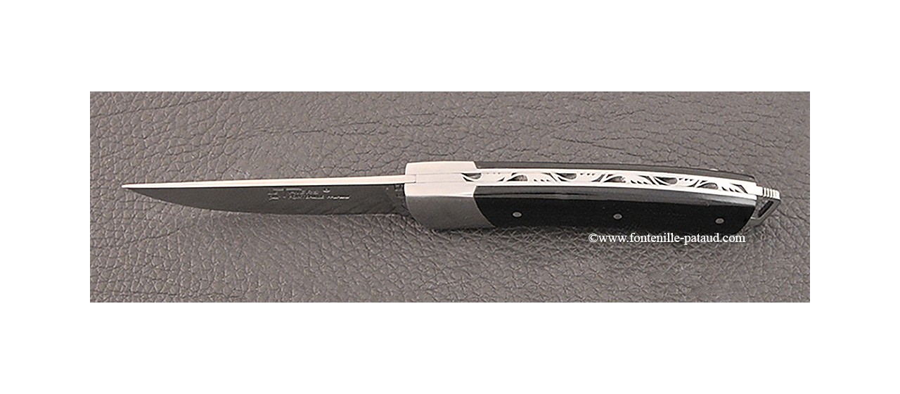 Couteau Le Thiers® Pocket pointe de corne noire