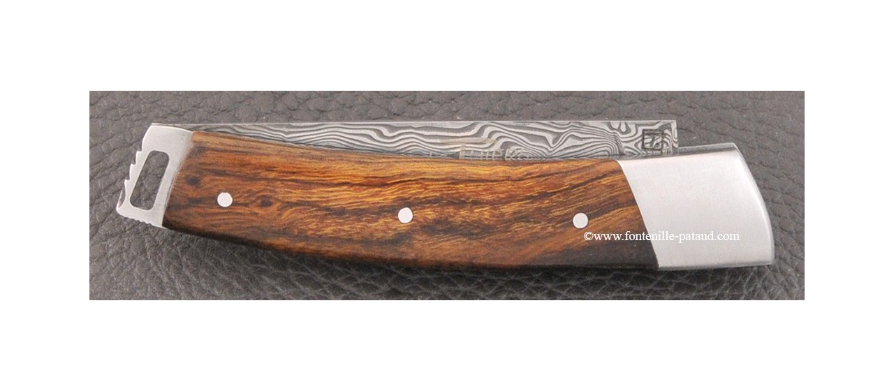 Le Thiers® Nature knife Damascus ironwood handle