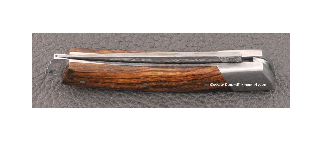 Le Thiers® Nature knife Damascus ironwood handle