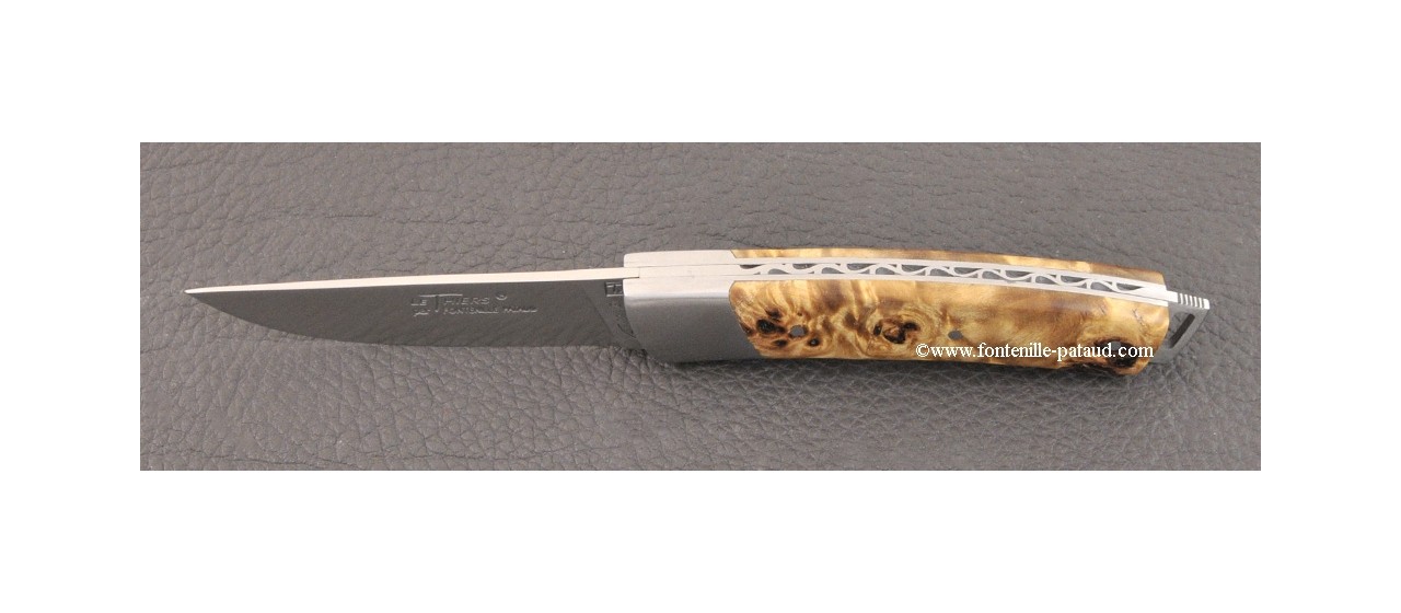 Le Thiers® Nature knife poplar burl