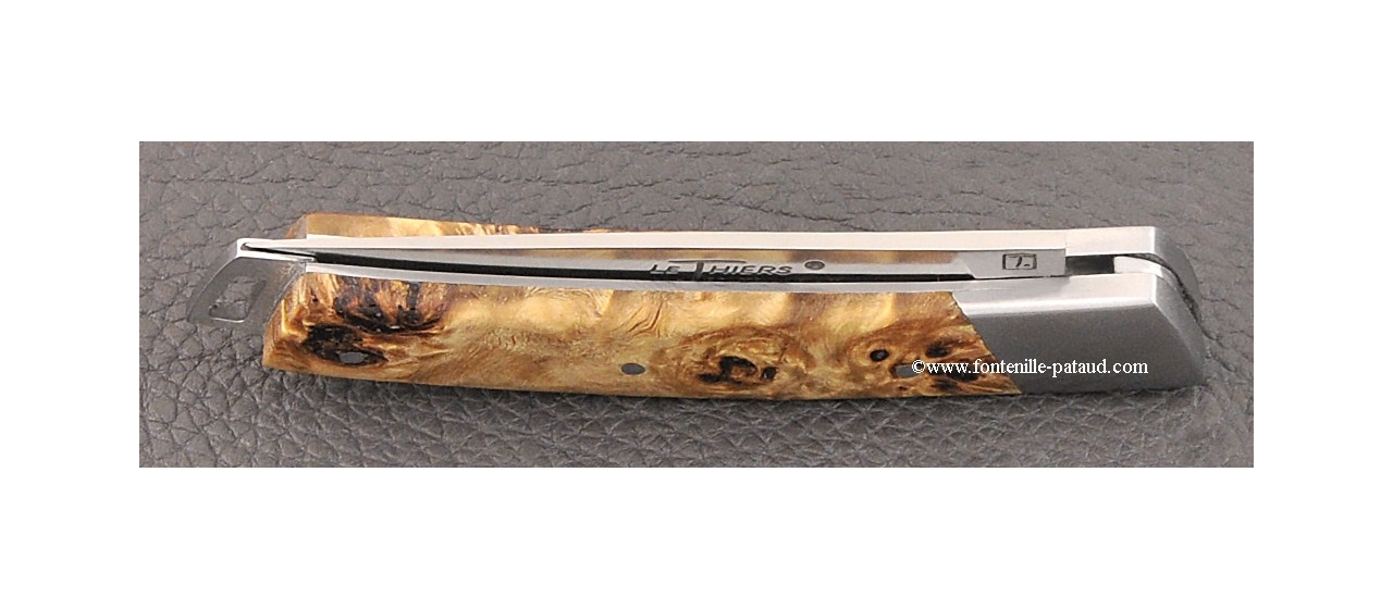 Le Thiers® Nature knife poplar burl