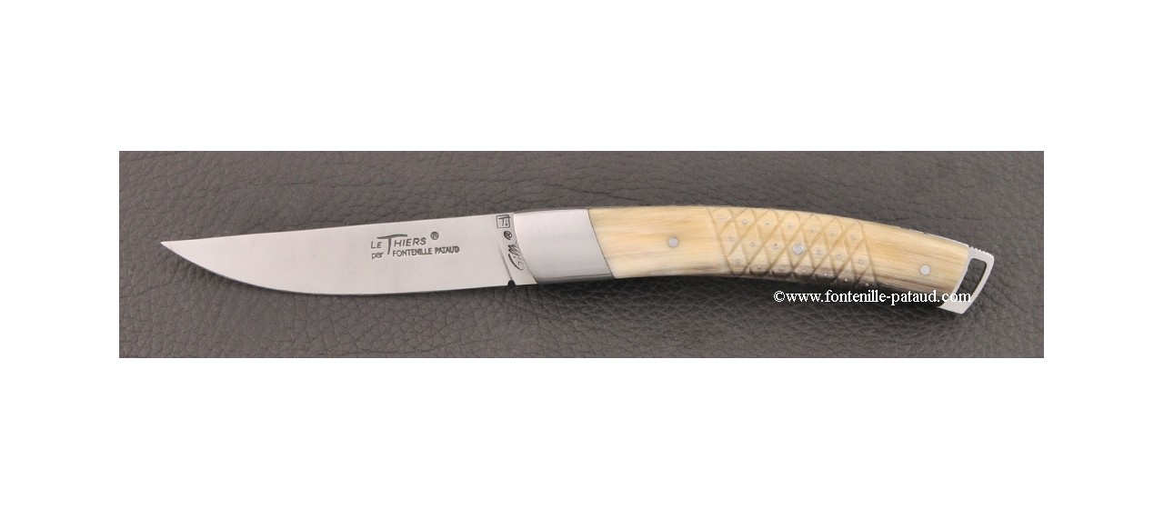 Le Thiers® Nature Needles cow horn tip knife