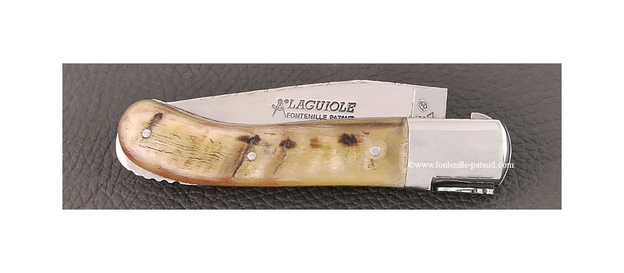 Laguiole Knife Gentleman Guilloche Range Ram