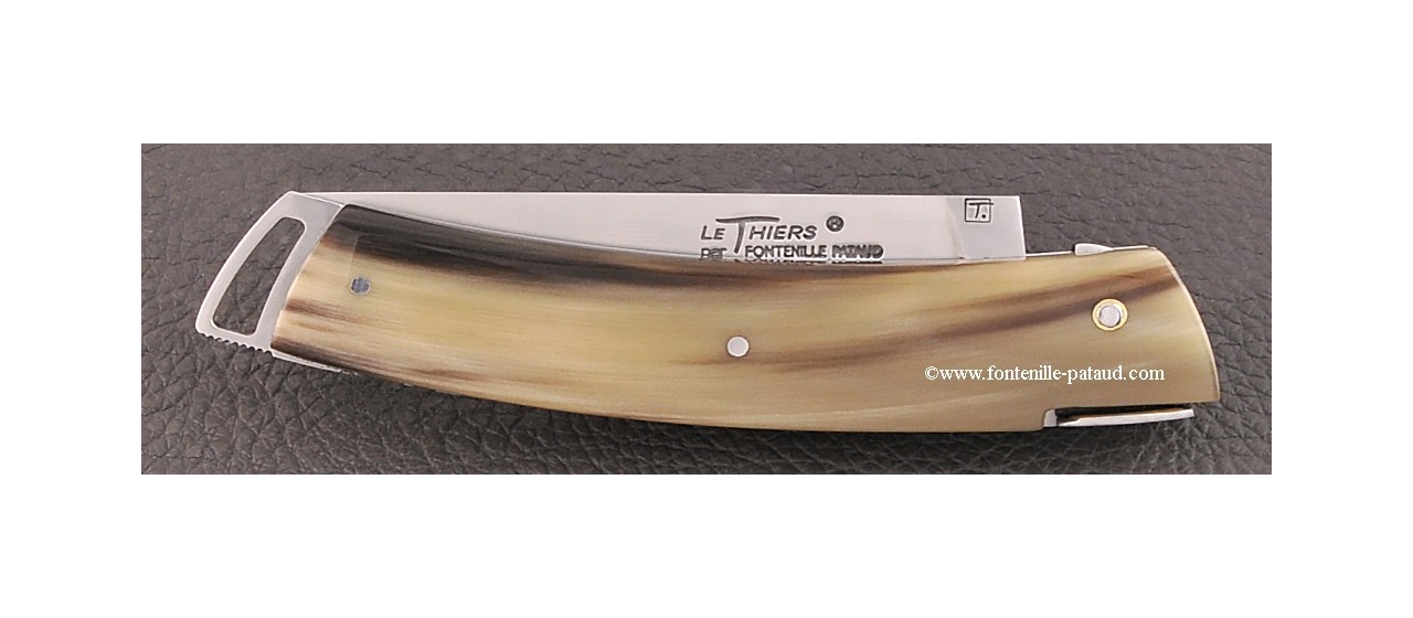 Le Thiers ® Gentleman knife full cow horn
