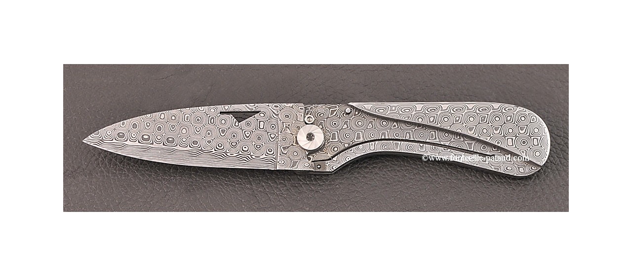 Corsican knife U Cumpa full damascus