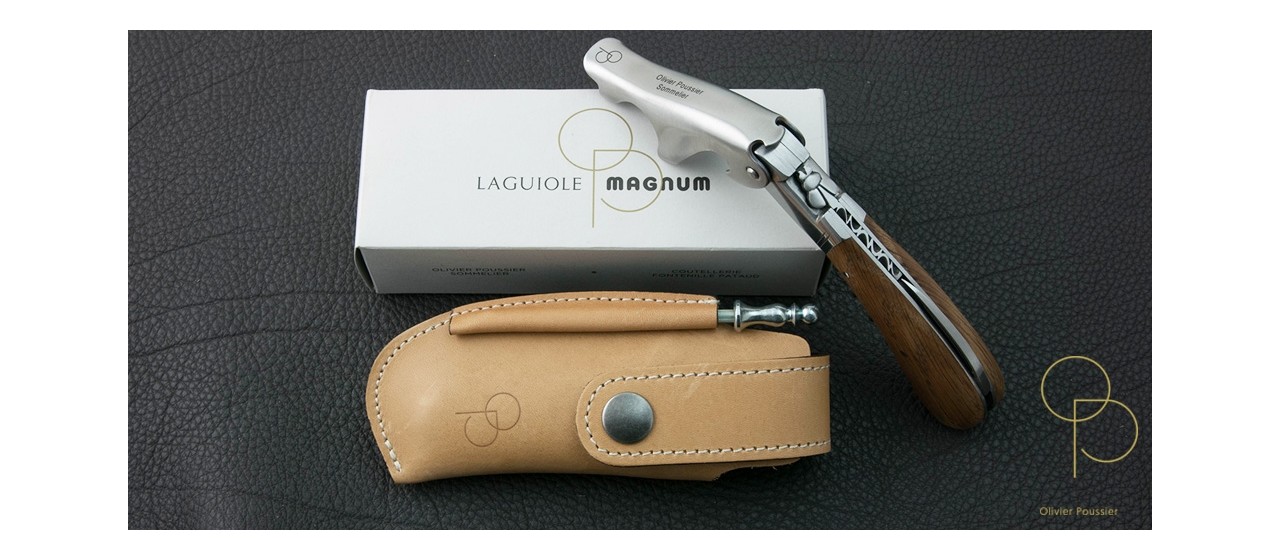 Laguiole Magnum corkscrew Oak