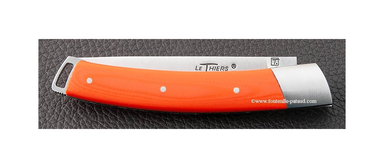 Couteau Le Thiers® Nature micarta orange