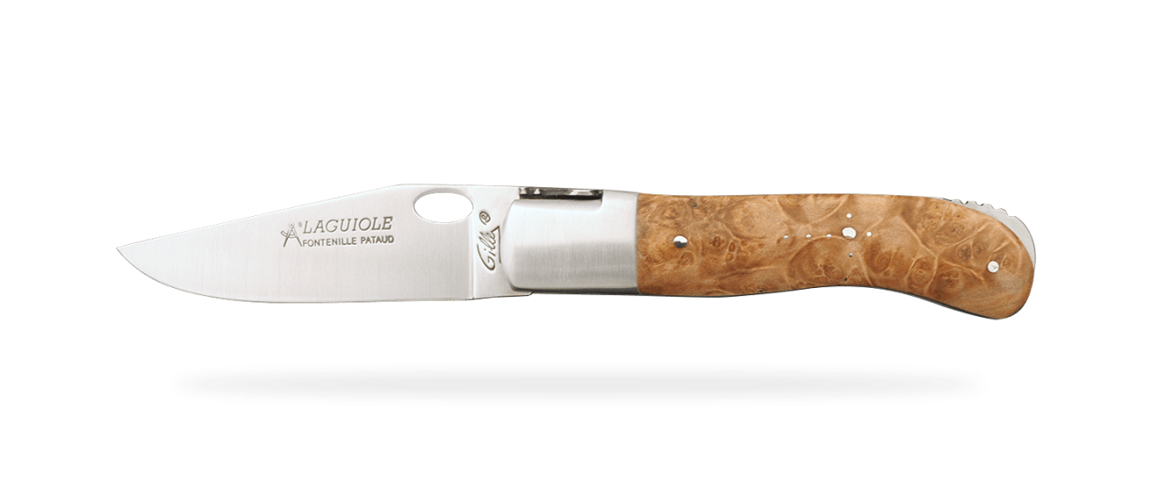 Laguiole Gentleman Single Hand Opening Range Stabilized Maple