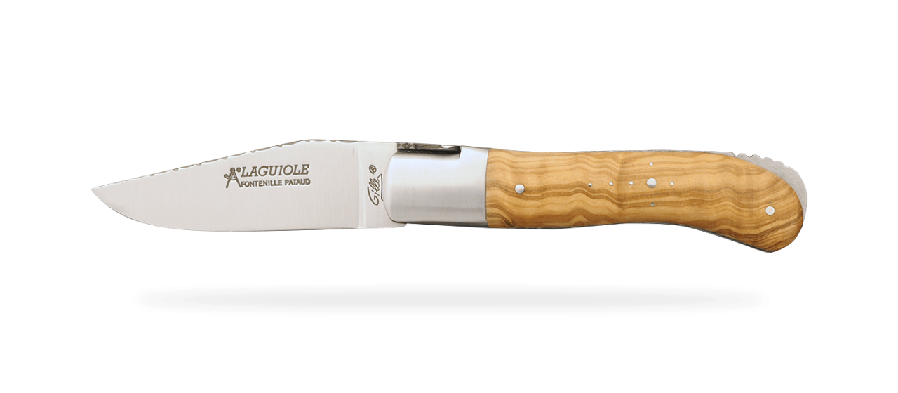 Laguiole Gentleman Guilloché Range Olivewood