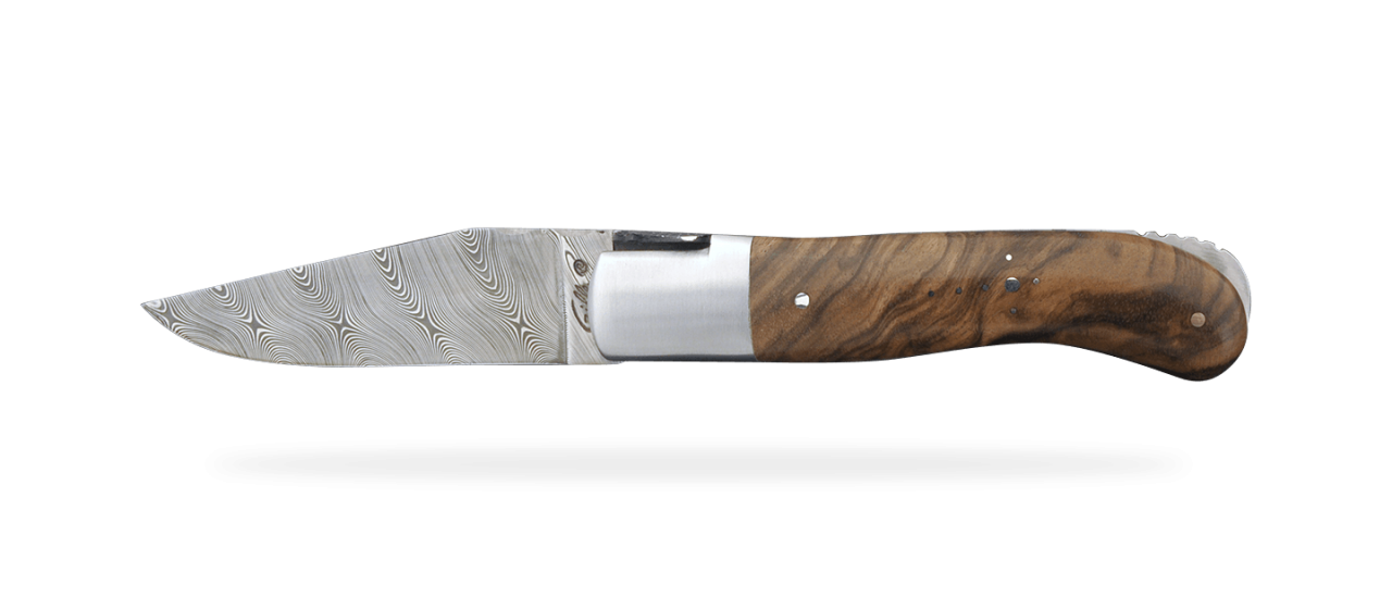 Laguiole Gentleman Damascus Range Walnut