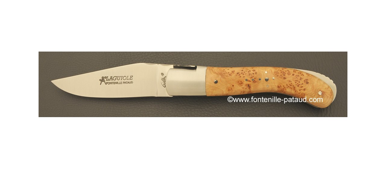 Laguiole Sport knife Juniper burl