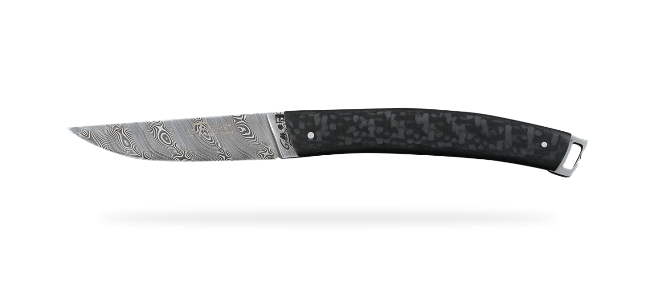 Le Thiers® Nature Damascus Carbon fiber "Ultra-light"