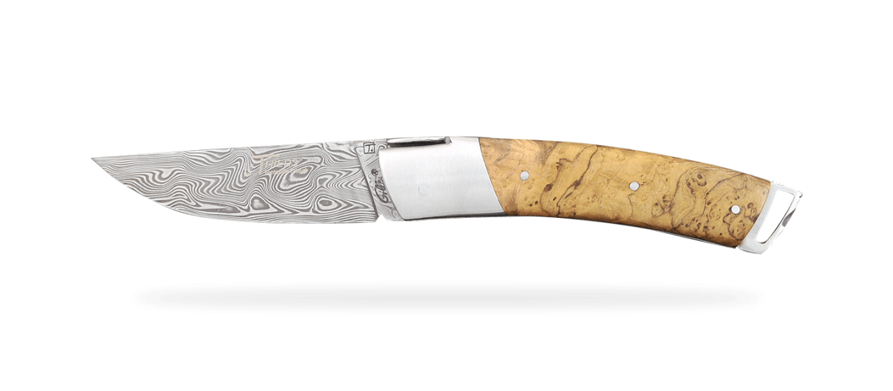 Le Thiers® Gentleman Damascus Teak burl