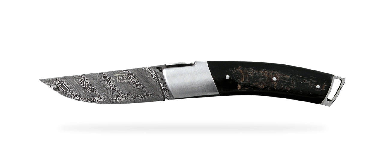 Le Thiers® Gentleman Damascus Buffalo Bark