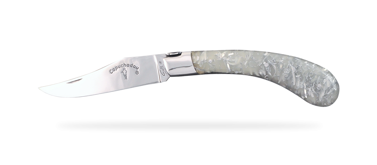 "Le Capuchadou®" 12 cm hand made knife, Phosphorescent