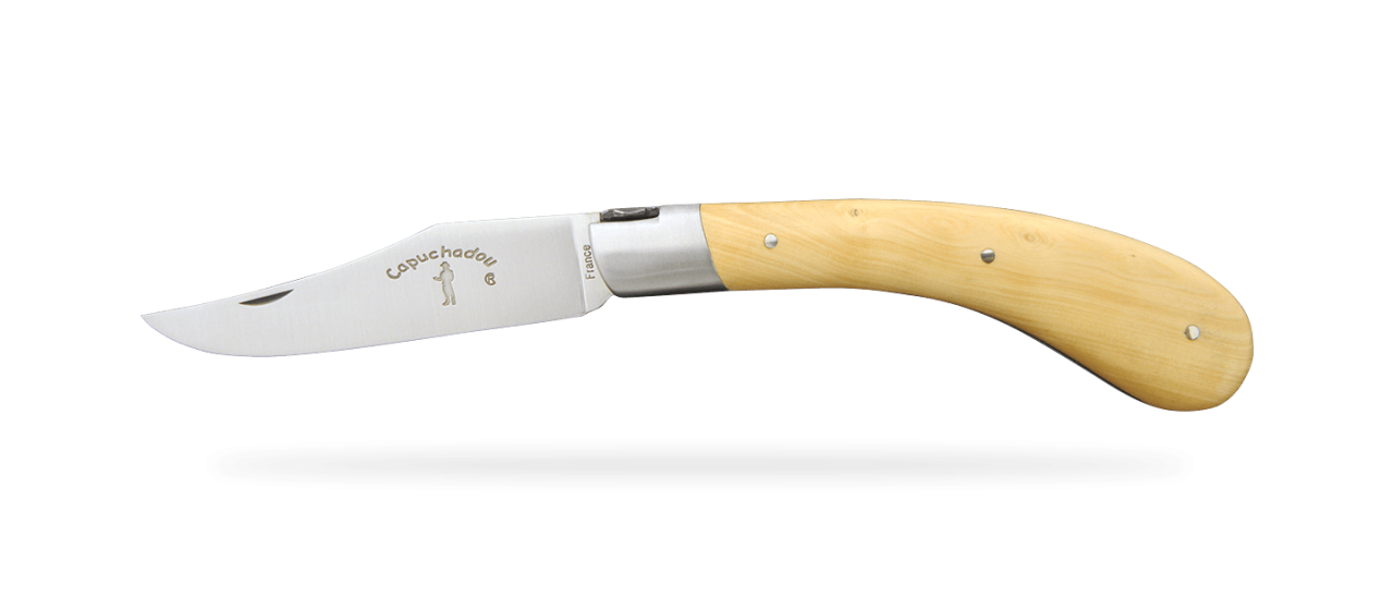 "Le Capuchadou®" 12 cm hand made knife, boxwood