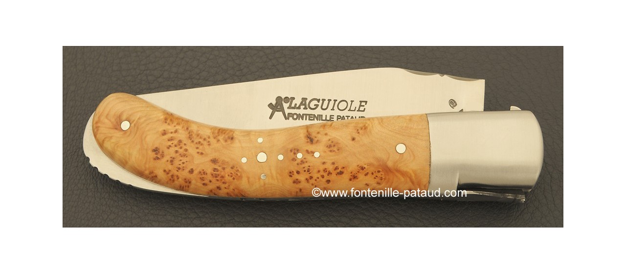 Laguiole Sport knife Juniper burl