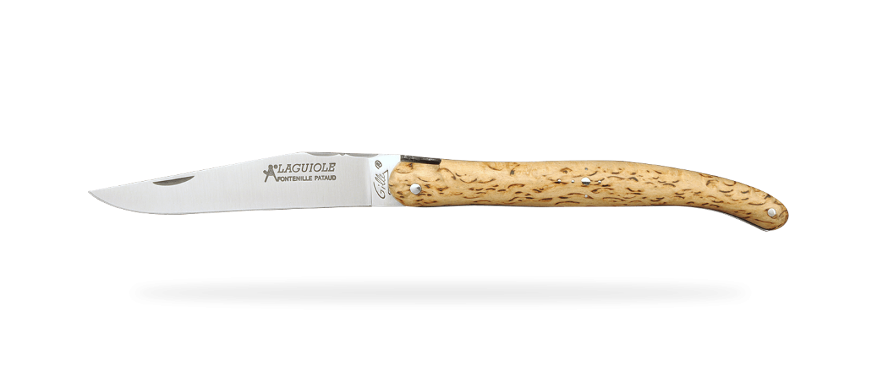 Laguiole Traditional 12 cm Classic Range Full Handle Curly birch