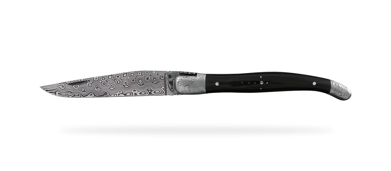 Laguiole Knife 12 "Exception" range, horn tip, work