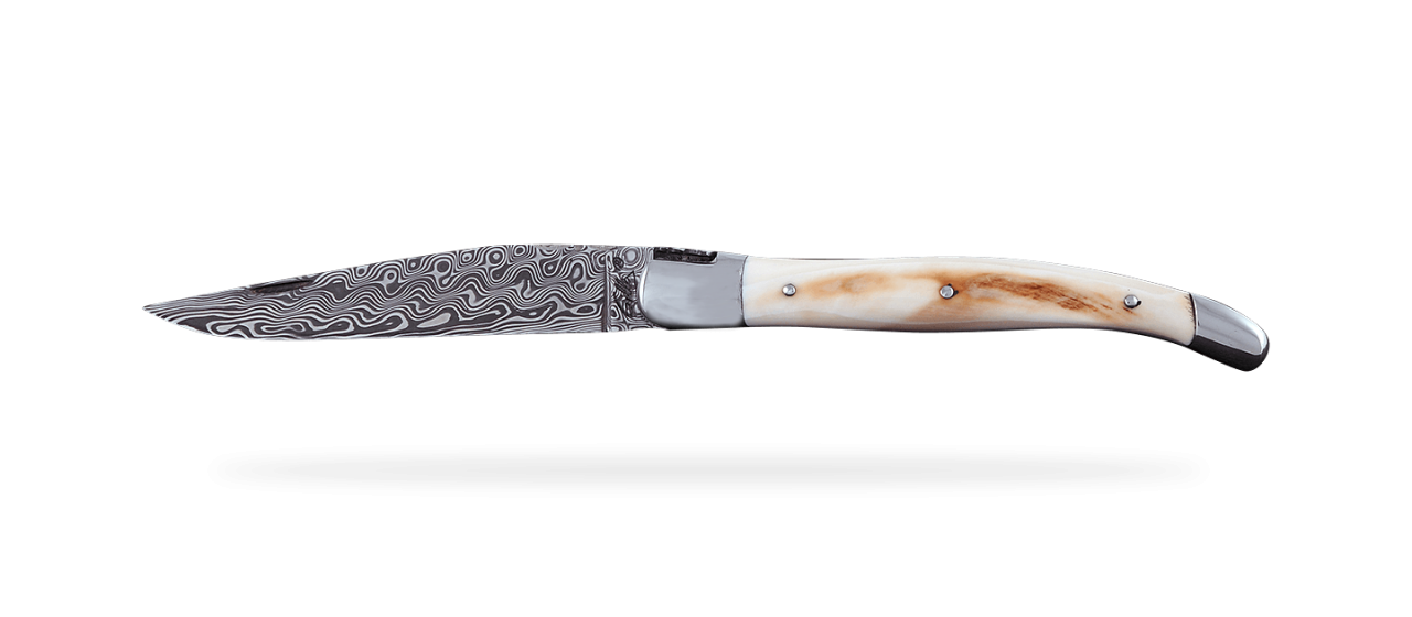 Laguiole Traditional 12 cm Damascus Range Warthog