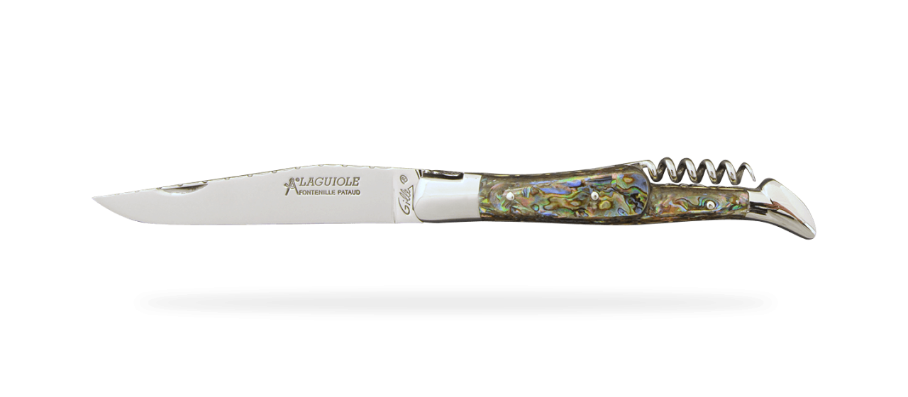 Laguiole Picnic Guilloché Range Mother of pearl