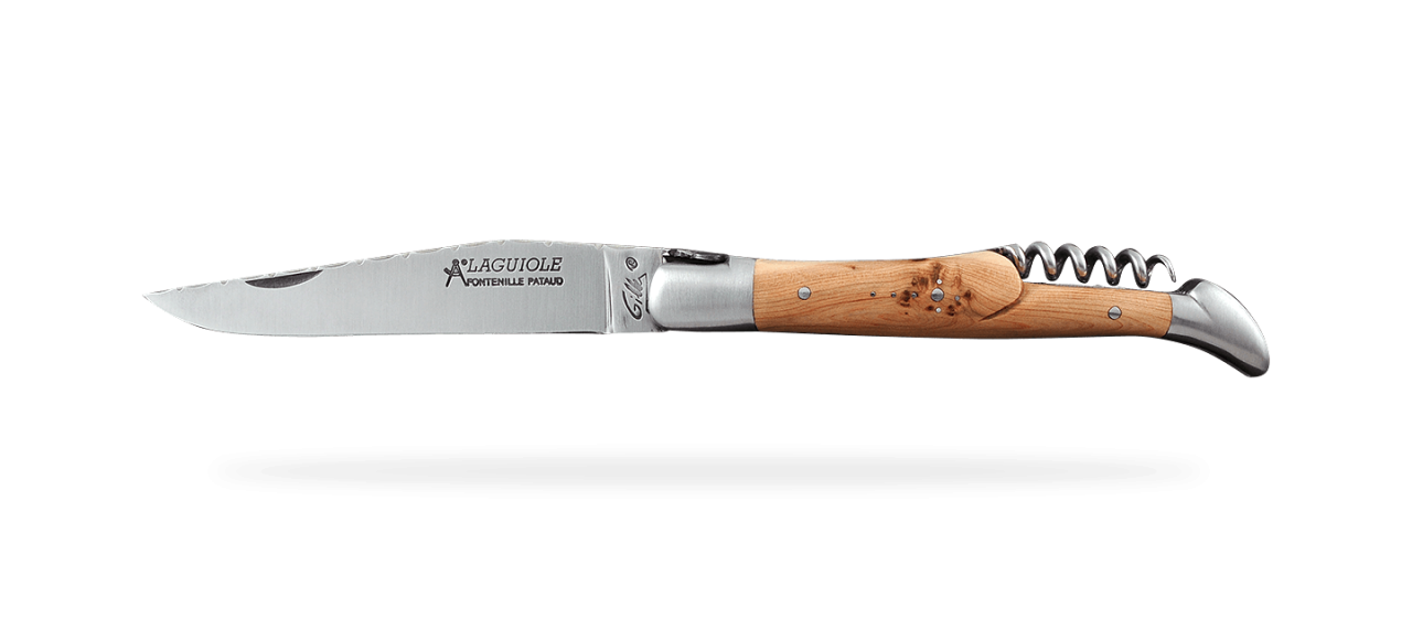 Laguiole Picnic Guilloché Range Juniper Burl