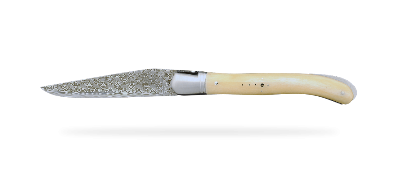 Laguiole Nature Damascus Range Real bone