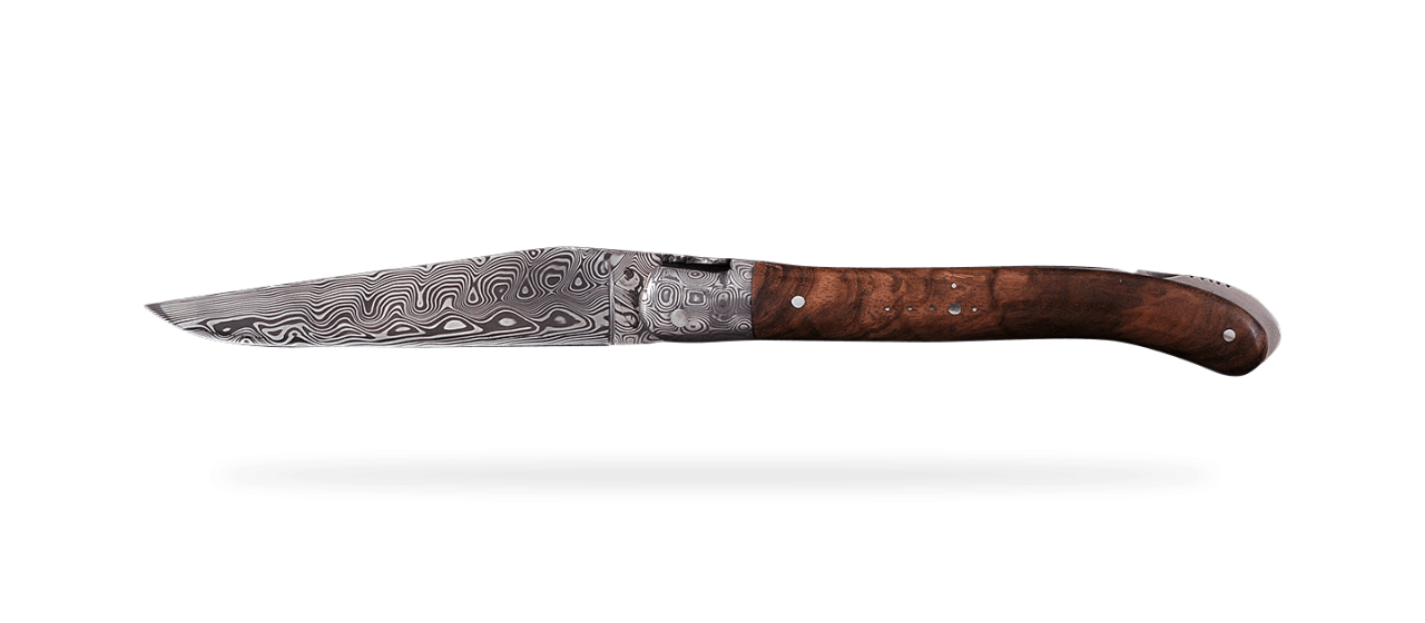 Laguiole Nature Damascus Range Walnut