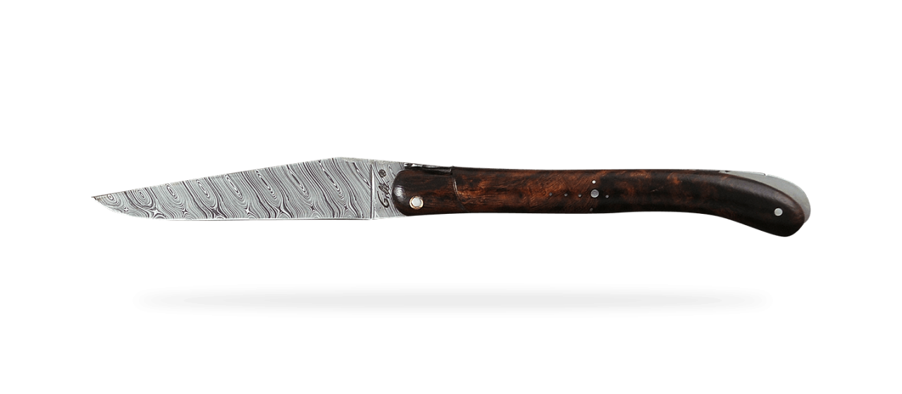 Laguiole Nature Damascus Range Full handle Ironwood