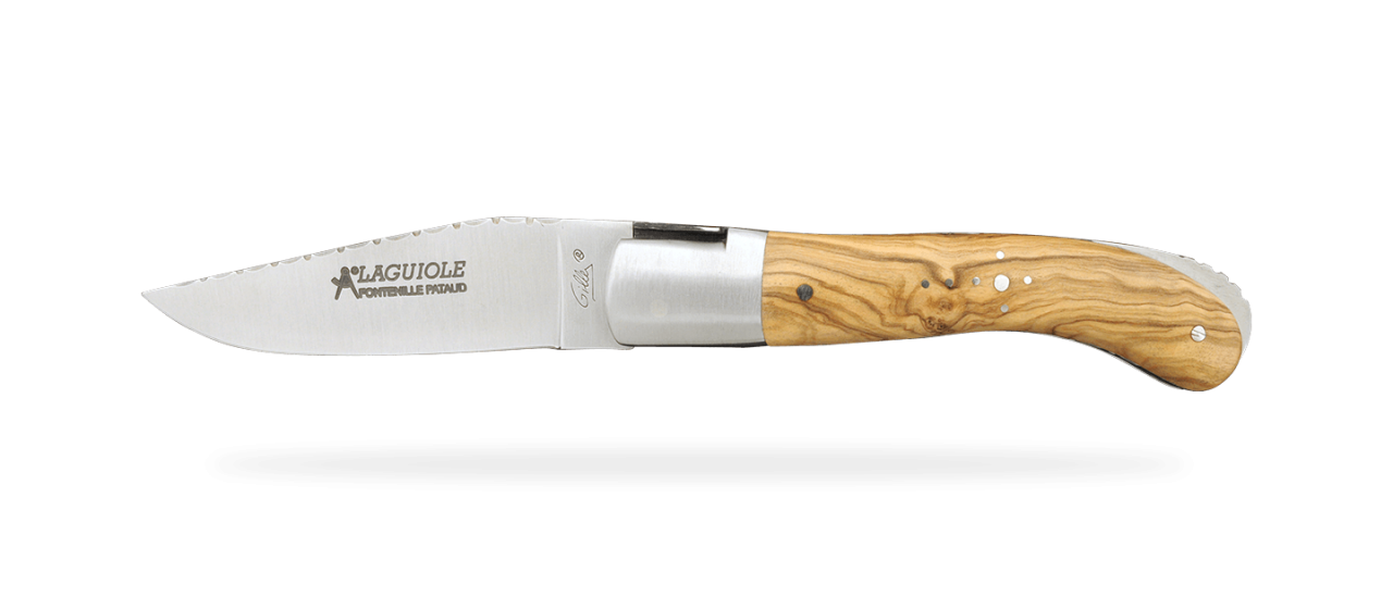 Laguiole Sport Guilloché Range Olive wood