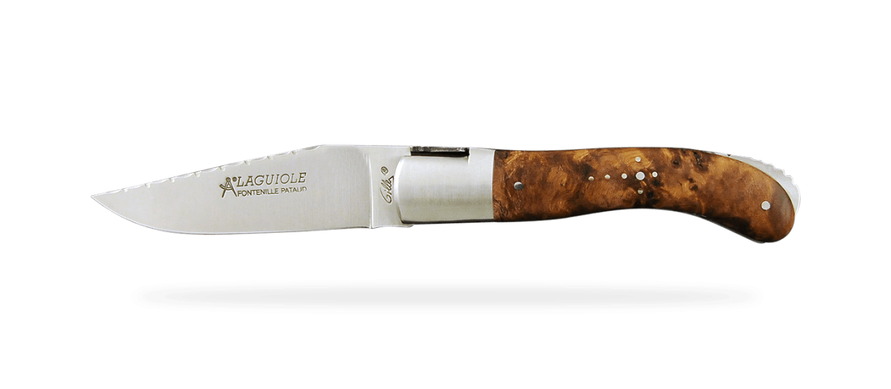 Laguiole Sport Guilloché Range Stabilized poplar burl