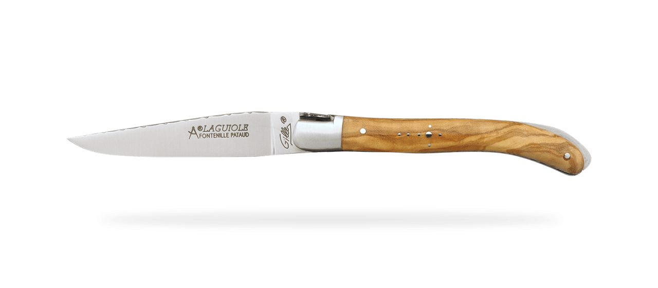 Laguiole XS Guilloché Range Olivewood