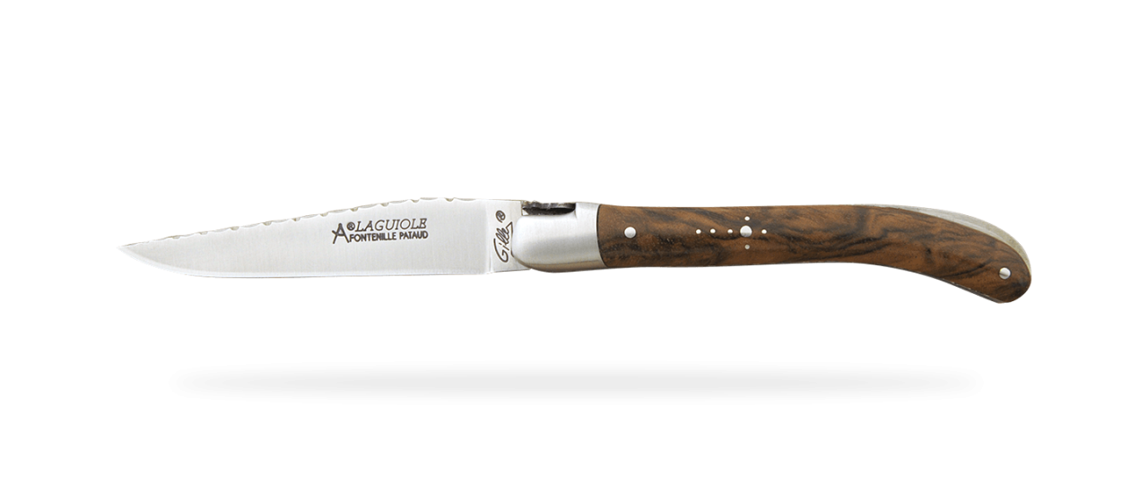 Laguiole Le Pocket Guilloché Range Walnut