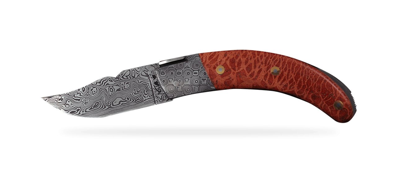 Corsican Rondinara Damascus Range Red coral, Delicate filework