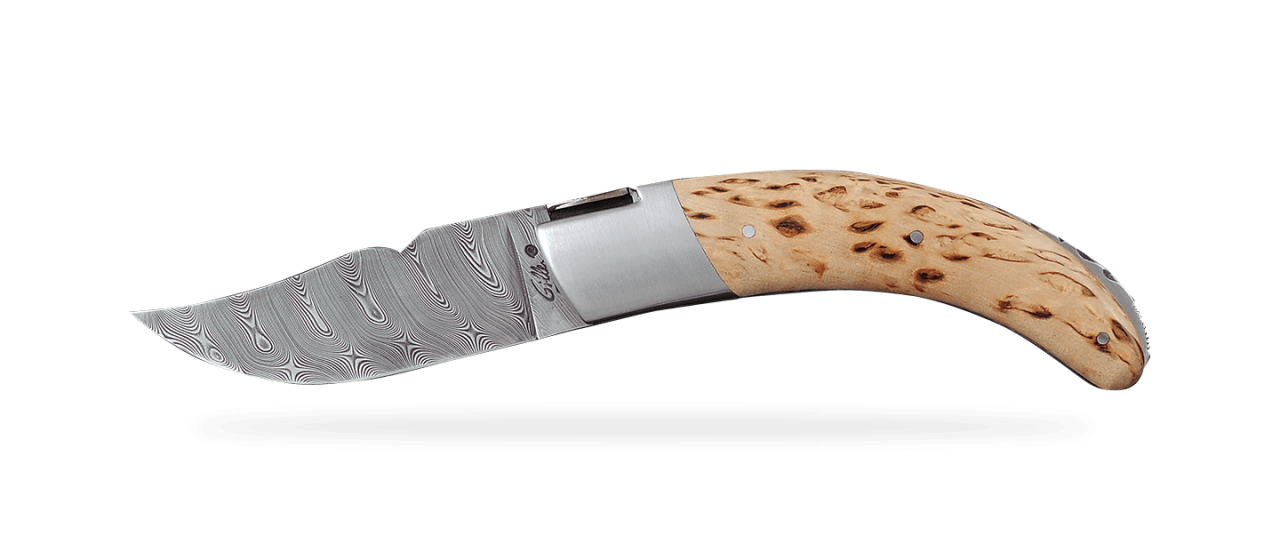 Corsican Rondinara "Guilloché" Damascus Range Curly birch