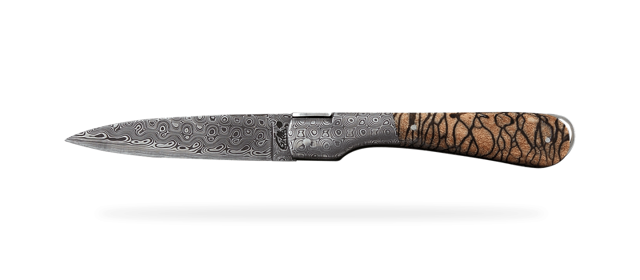 Corsican Sperone Damascus Range Tiger coral, Delicate file work