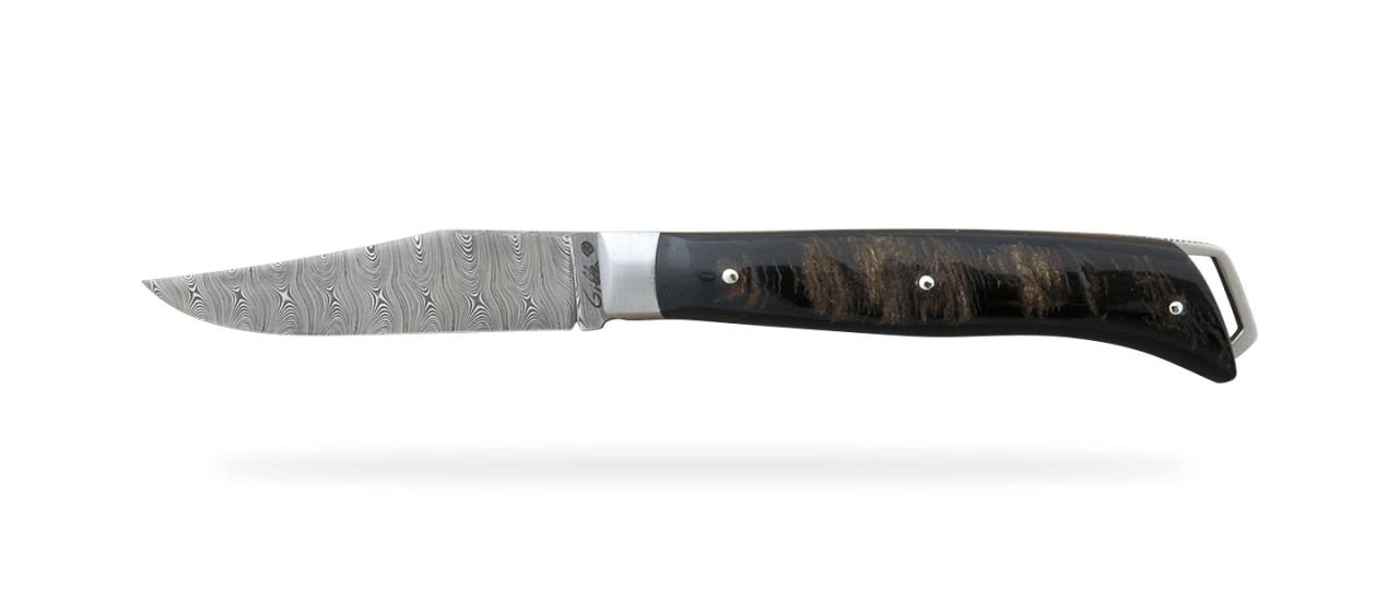 Le Saint-Bernard 11 cm Damascus Range Buffalo bark