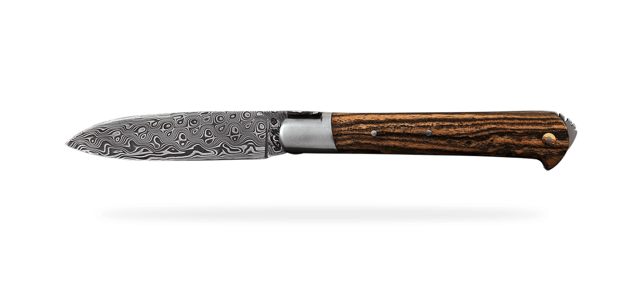 5 Coqs knife Damascus Range Bocote