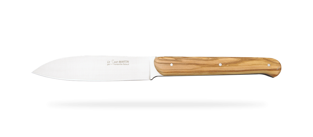 Set of 2 Saint-Martin knives Olivewood
