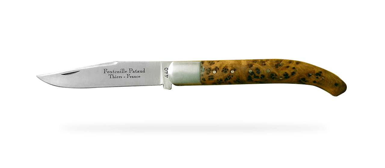 Basque knife Thuya burl