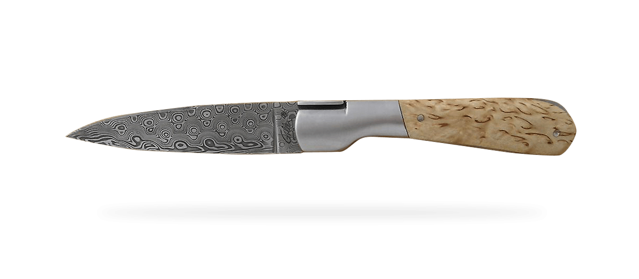 Corsican Pialincu Damascus range Curly birch