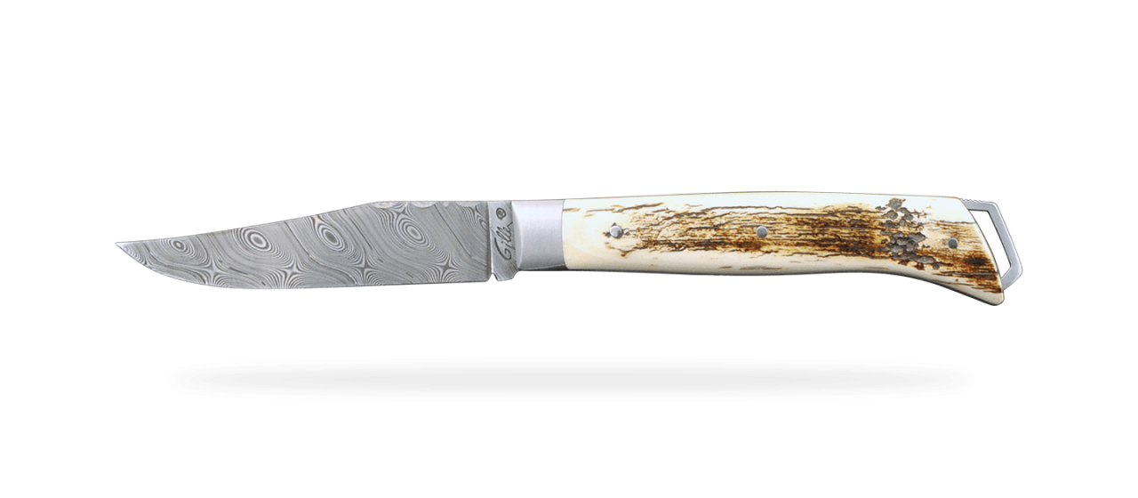 Le Saint-Bernard 11 cm Damascus Range Fossilized Mammoth Ivory