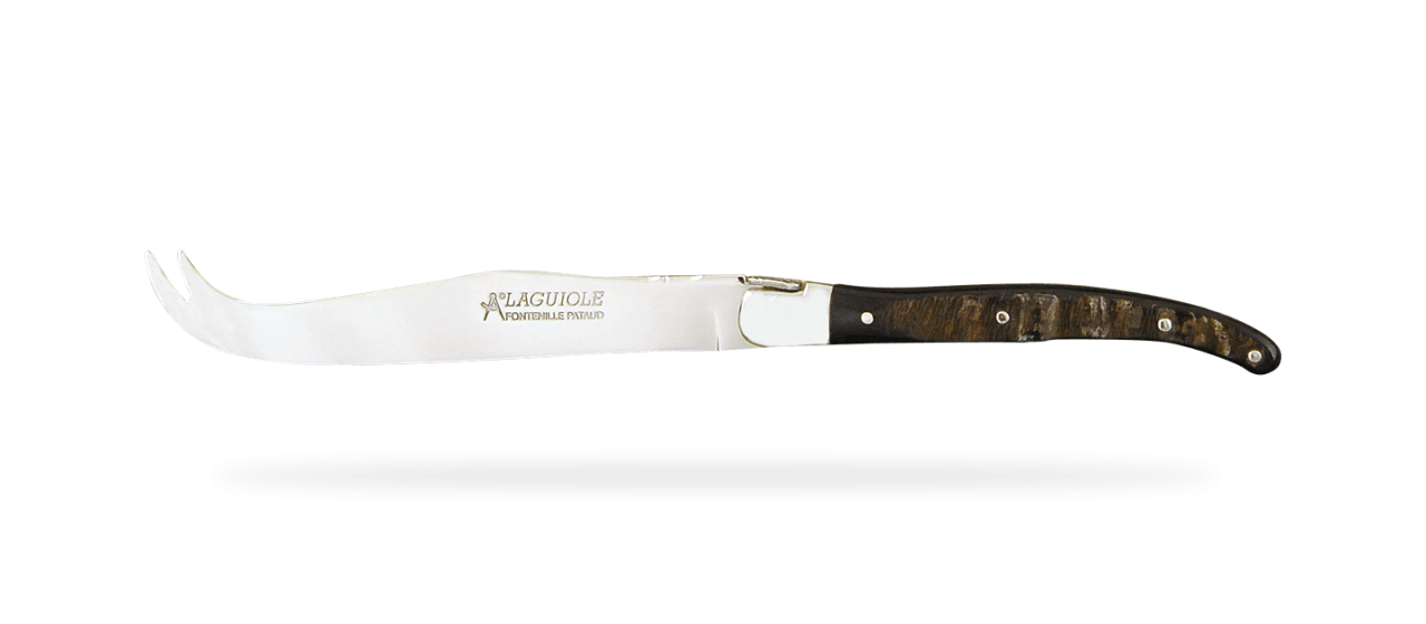 Laguiole Cheese Knife Buffalo Bark