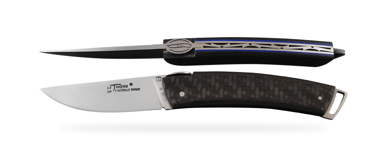 Le Thiers® Gentleman Carbon fiber Blue