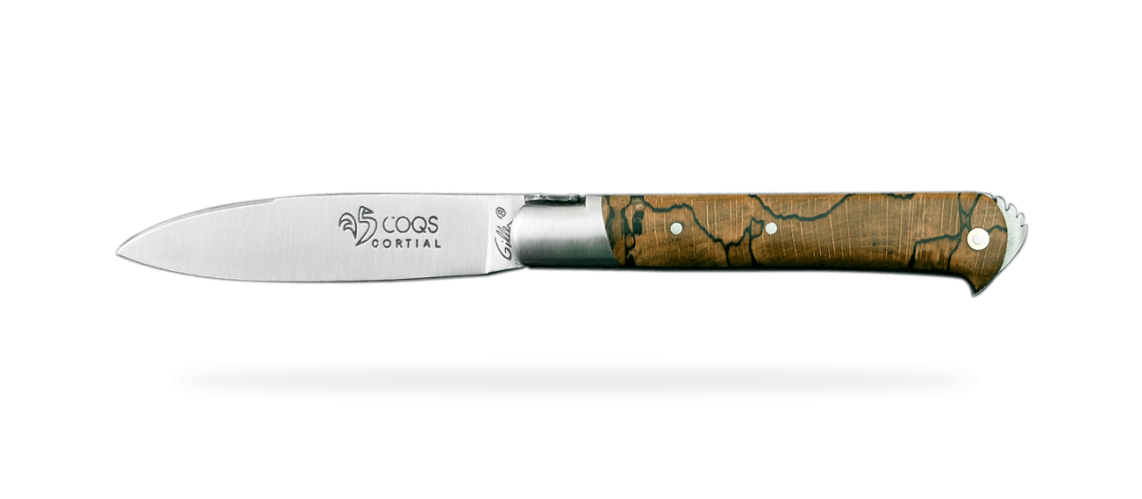 5 Coqs knife Classic Range Stabilized beech