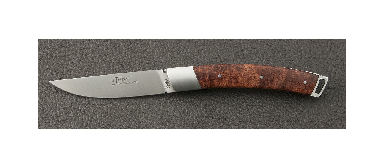 Knife Le Thiers® Nature Amboyna made in France