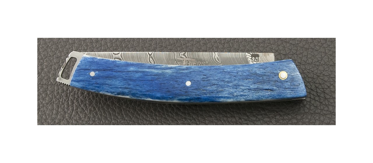 Le Thiers® Nature Damascus Full handle Real Giraffe Bone knife