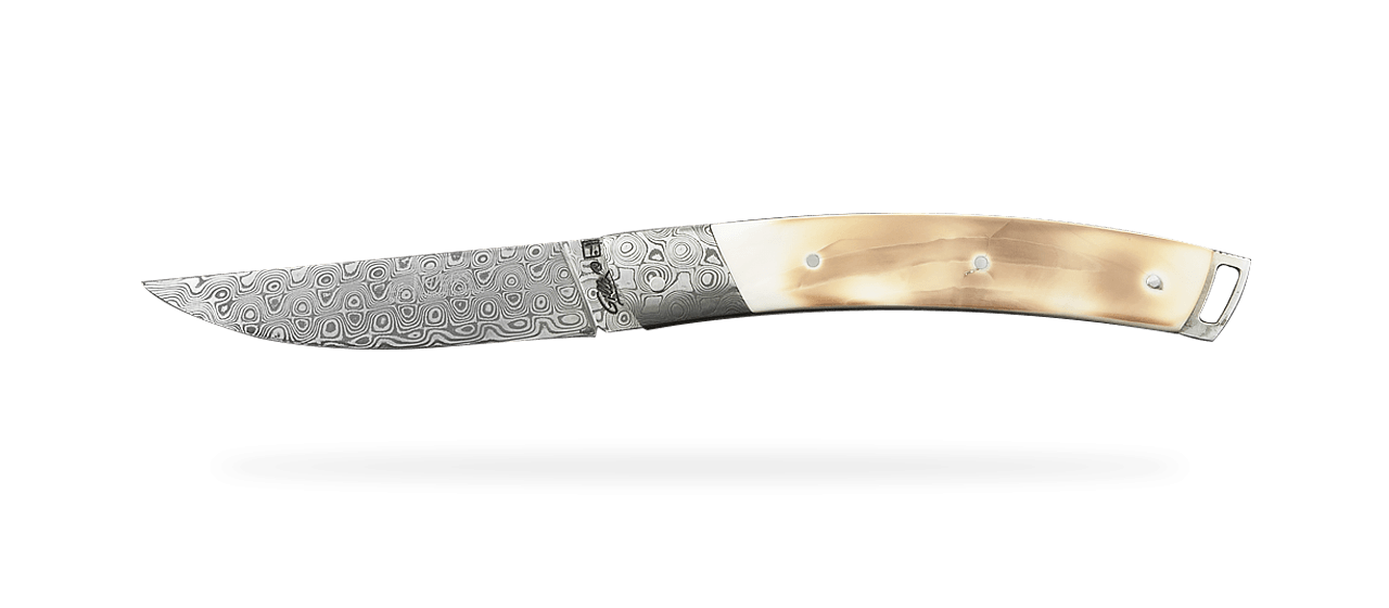 Couteau Le Thiers® Nature Damas Phacochère
