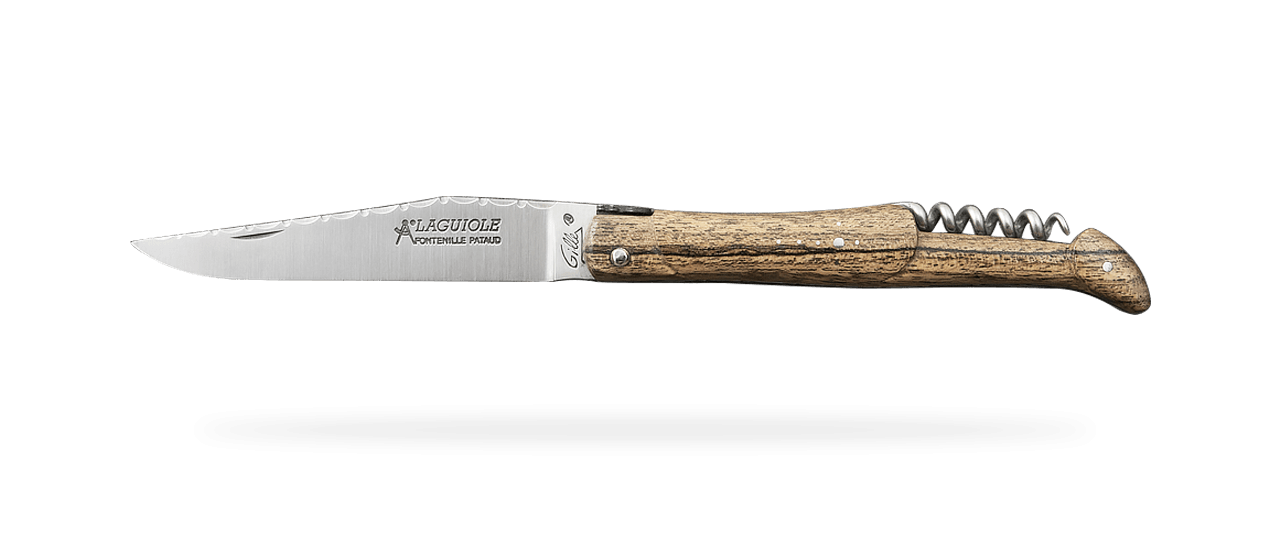 Laguiole Picnic Guilloché Range Full handle Bocote tip