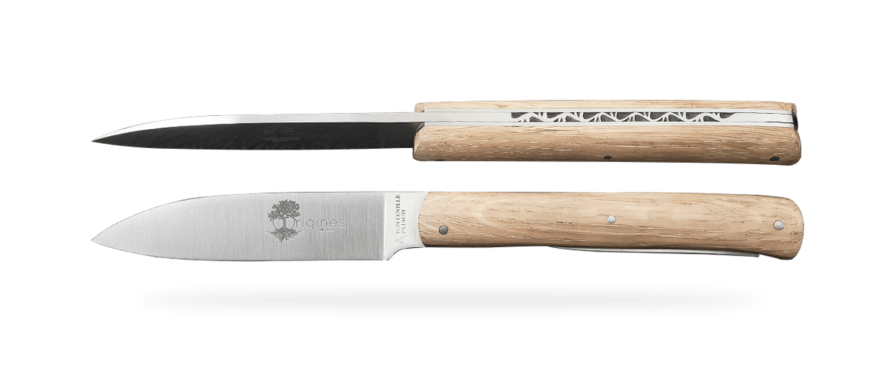 Set of 2 L'Issoire knives Oak